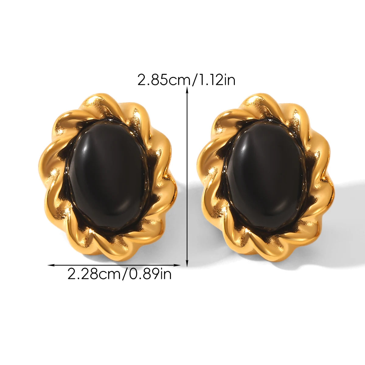 ElaraBond Eclecta Vintage Gemstone Earring