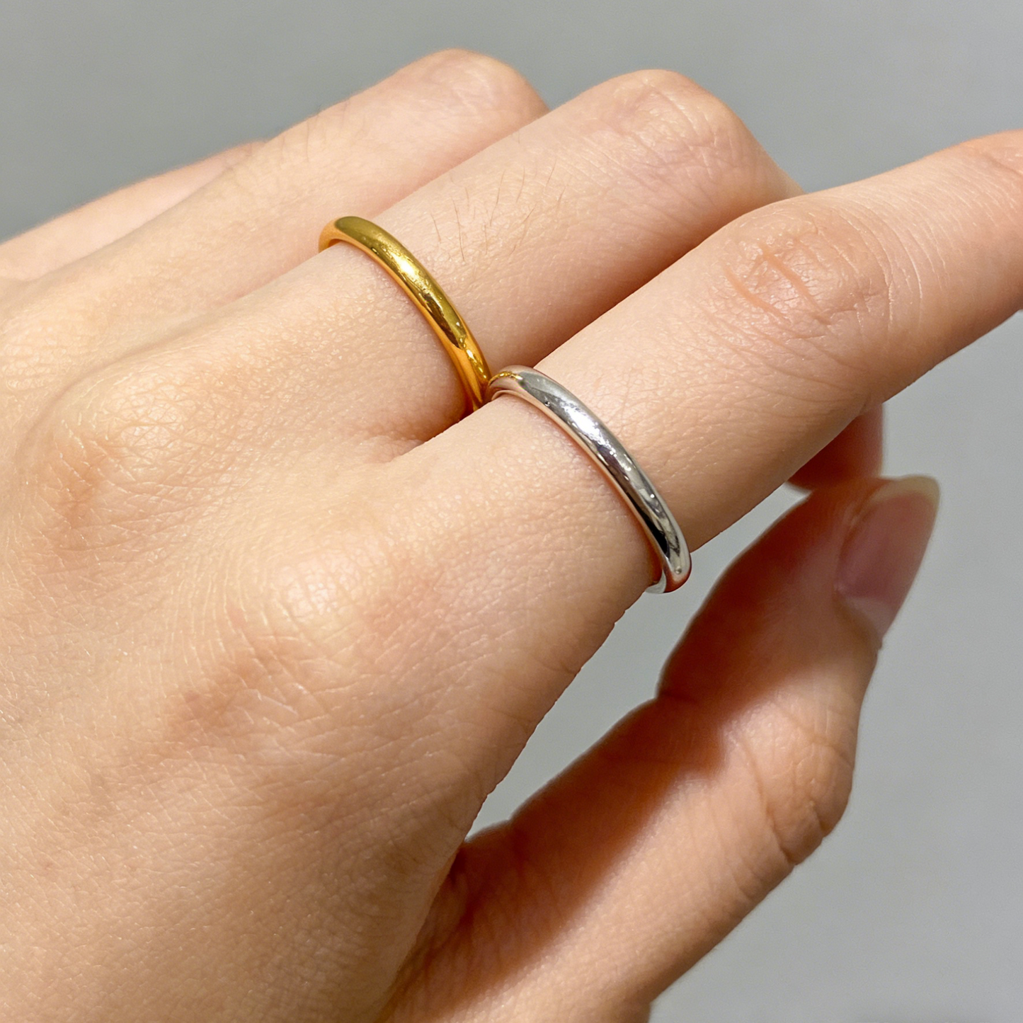 ElaraBond Whisper Thin Pavé Band Ring