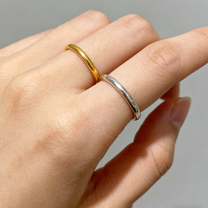 ElaraBond Whisper Thin Pavé Band Ring