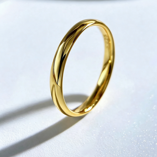 ElaraBond Whisper Thin Pavé Band Ring