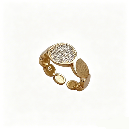 Elara Bond Géo Hollow Geometric Statement Ring