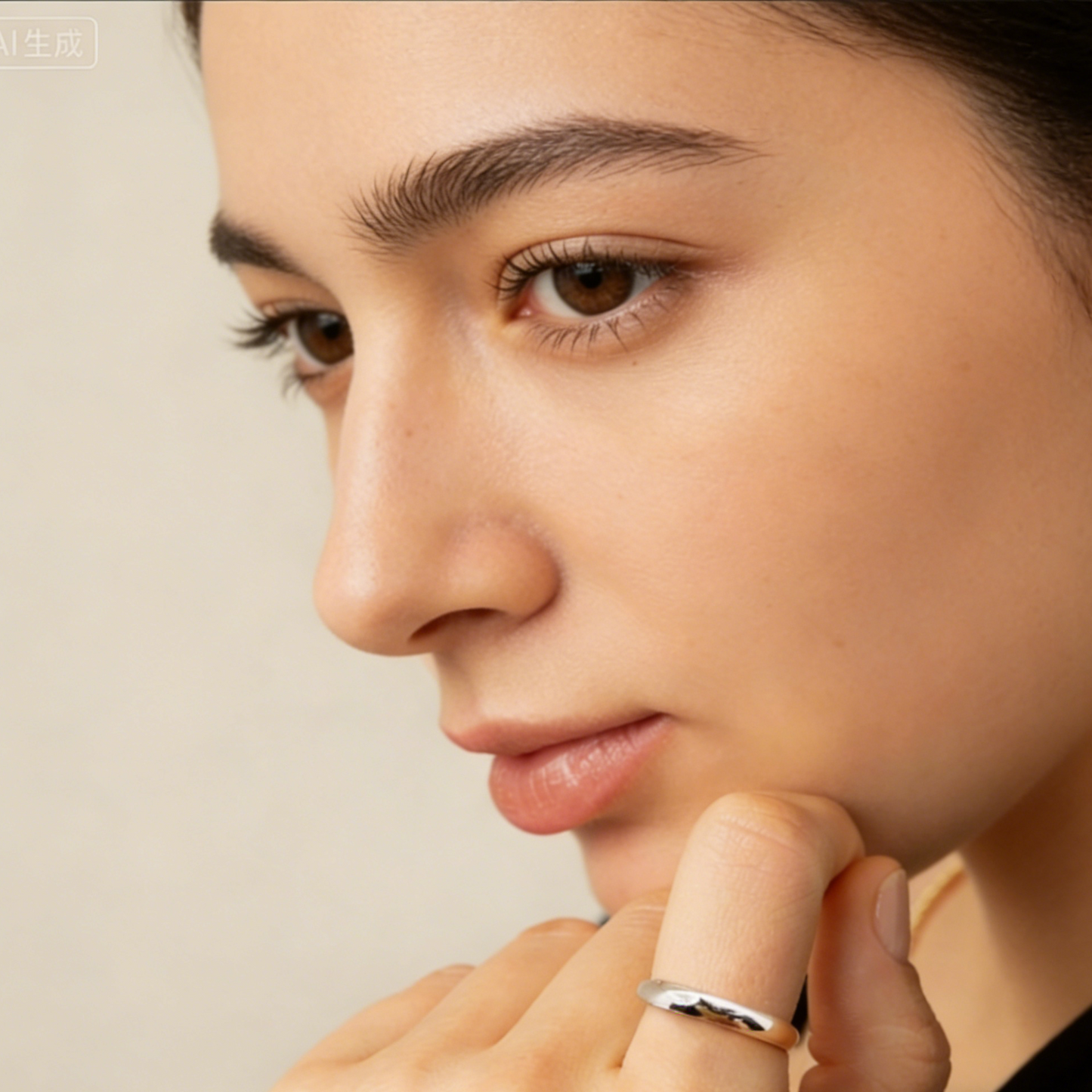 ElaraBond Whisper Thin Pavé Band Ring