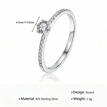 ElaraBond Auréa Moissanite Brilliance Ring