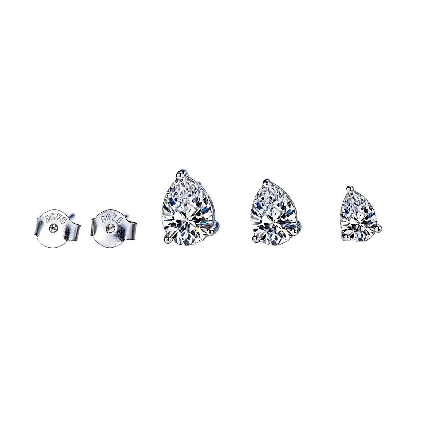 ElaraBond Ondine CZ Water Drop Studs