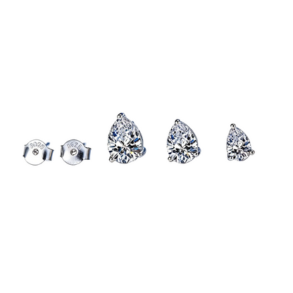 ElaraBond Ondine CZ Water Drop Studs