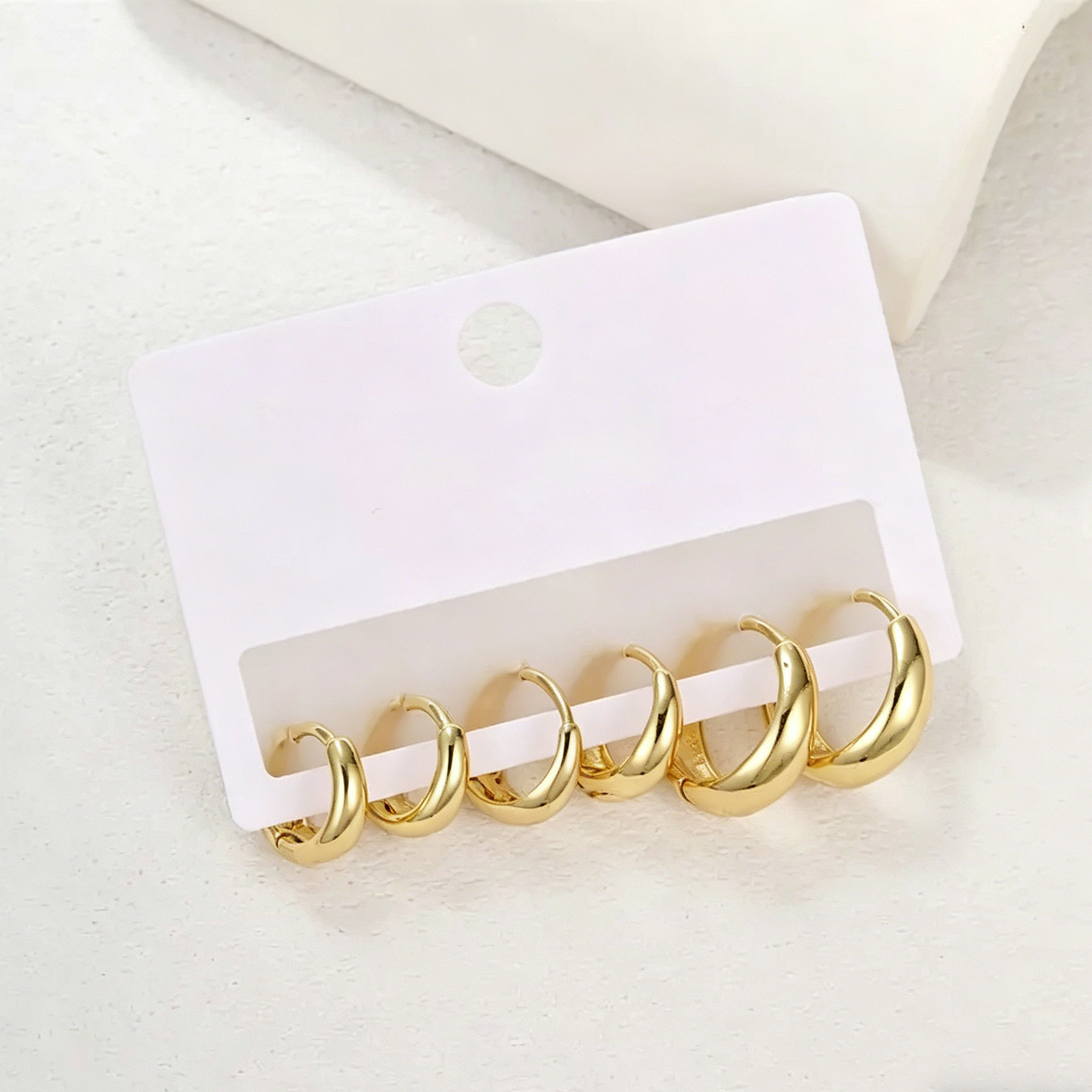 ElaraBond Sixfold Huggie Hoop Collection