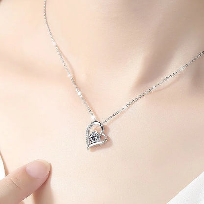 ElaraBond Amore Heart Pendant Necklace