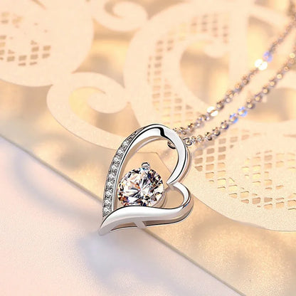 ElaraBond Amore Heart Pendant Necklace