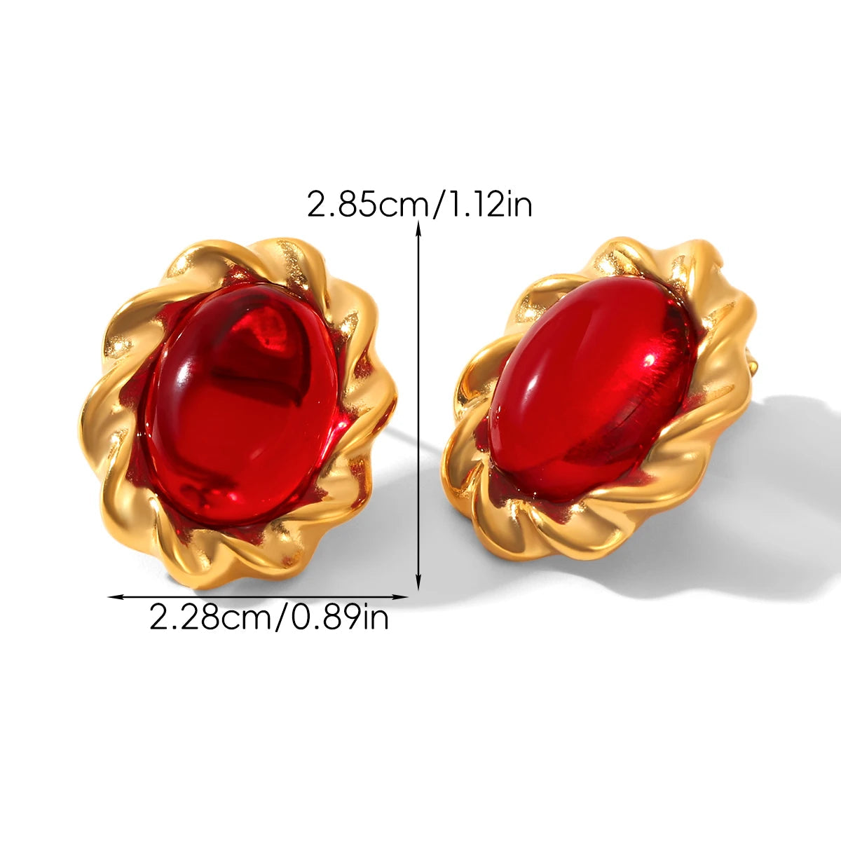 ElaraBond Eclecta Vintage Gemstone Earring