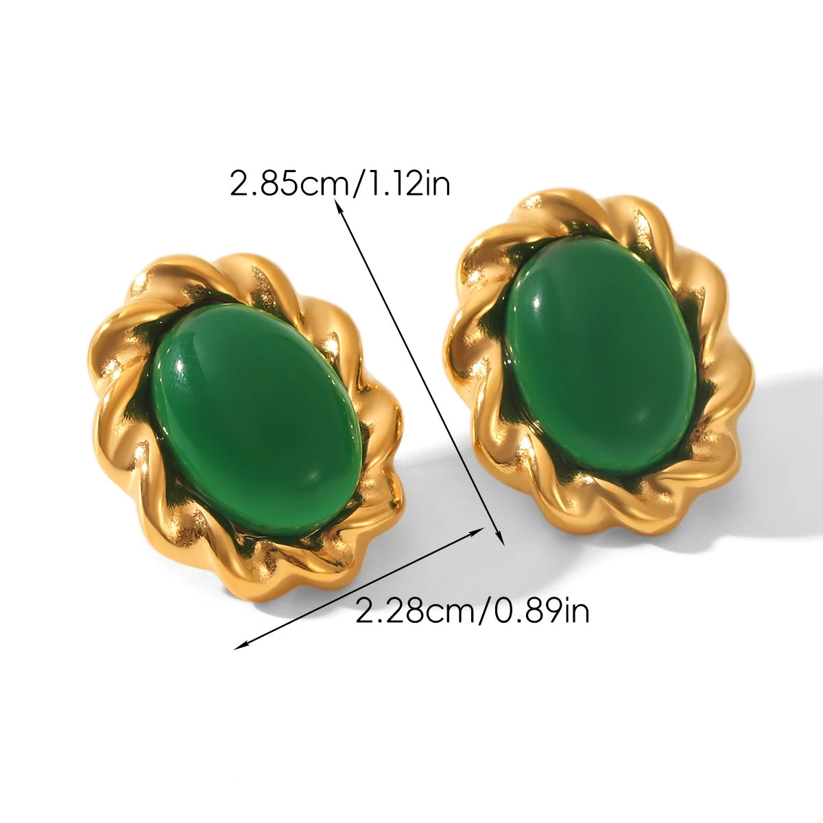 ElaraBond Eclecta Vintage Gemstone Earring
