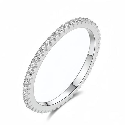 ElaraBond Dazzle Full Pavé Stacking Ring