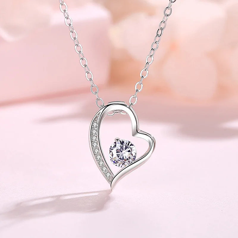 ElaraBond Amore Heart Pendant Necklace