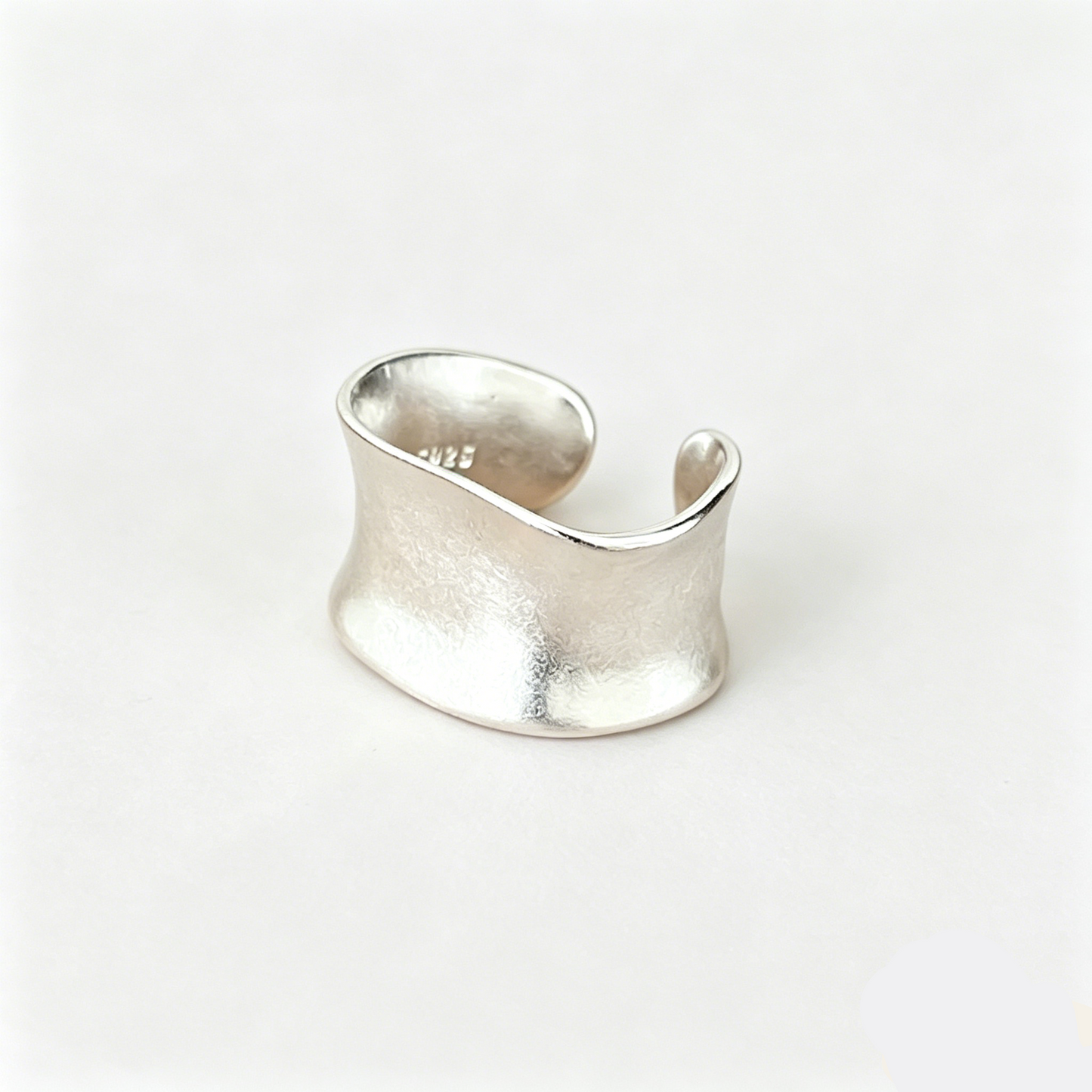 ElaraBond  Vintage Open Wide Band Ring