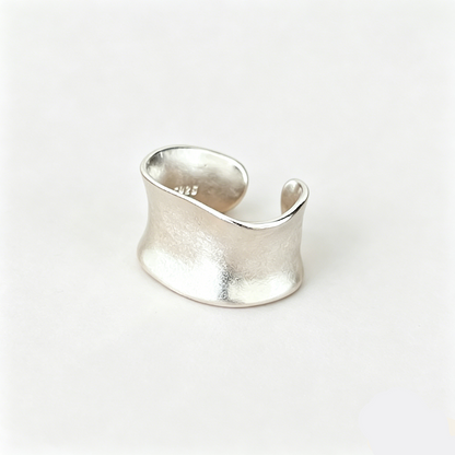 ElaraBond  Vintage Open Wide Band Ring