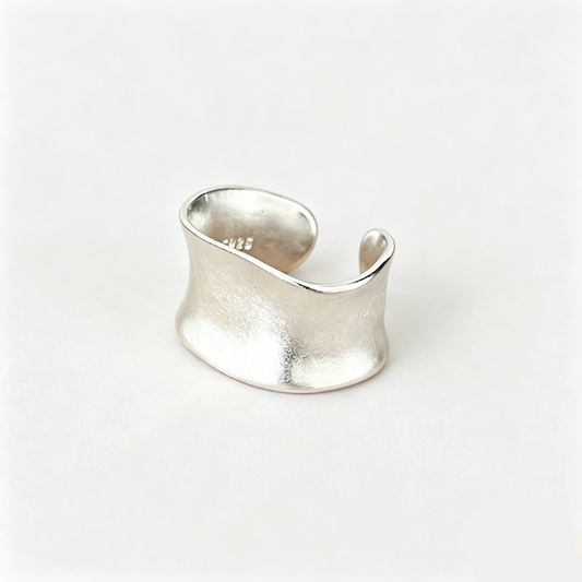 ElaraBond  Vintage Open Wide Band Ring