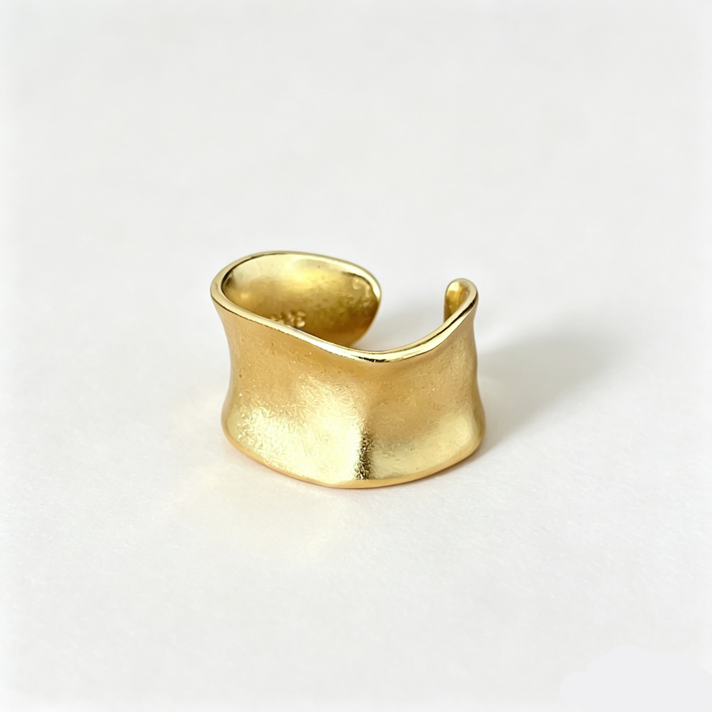 ElaraBond  Vintage Open Wide Band Ring